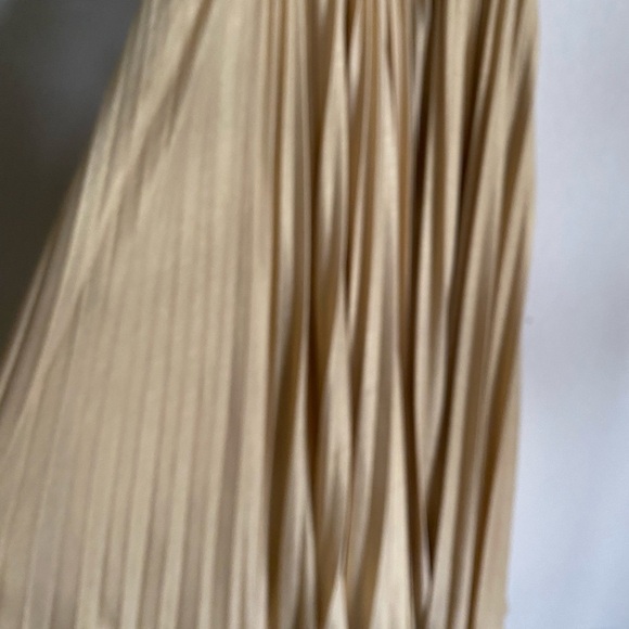 SOLD! Anthropologie Verb by Pallavi Singhee Pleated Elegant HalterDress Size 16P - Picture 10 of 12